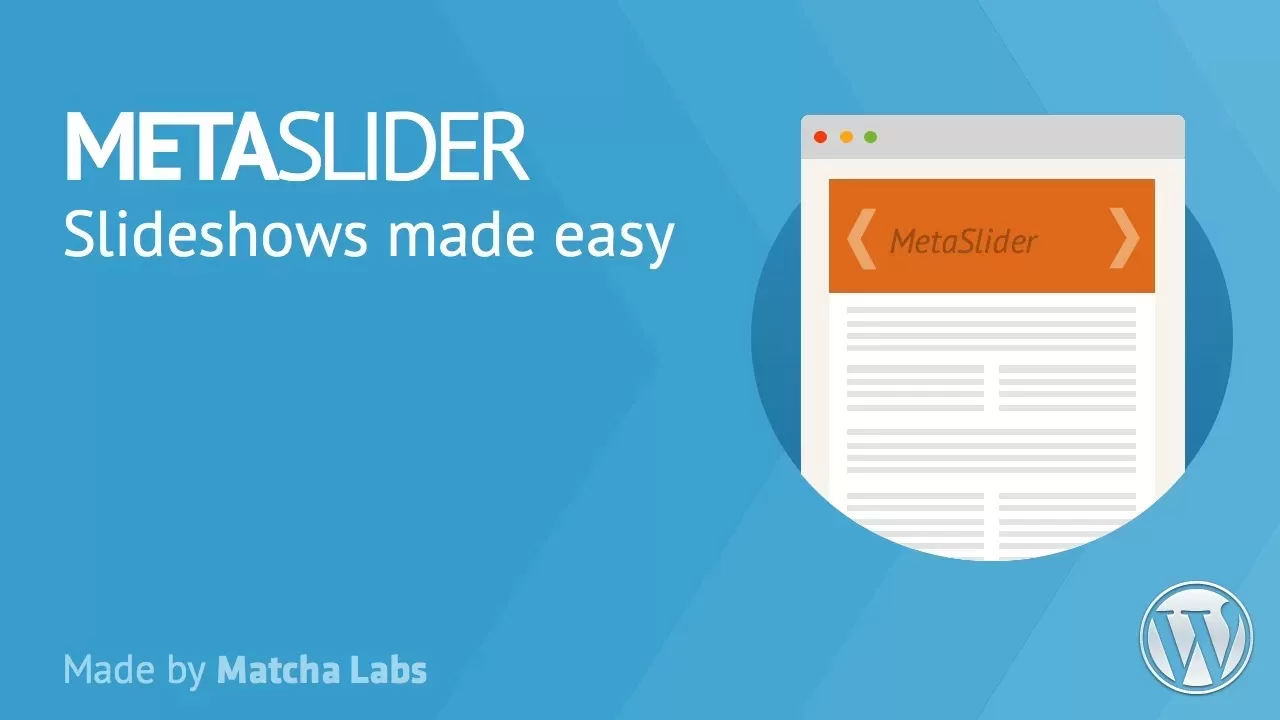 Meta Slider WordPress Slider