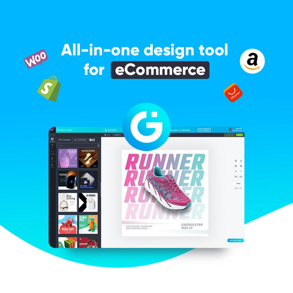 Glorify is an all-in-one graphic design tool for eCommerce