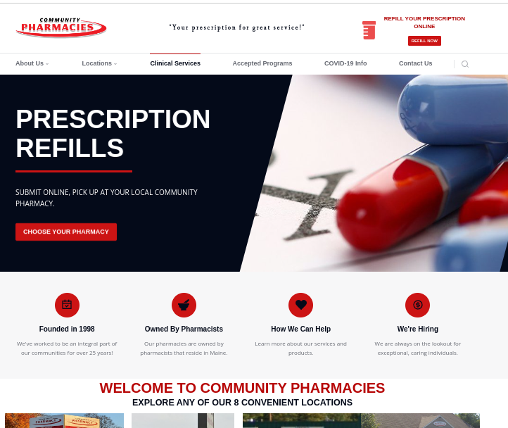 Community Pharmacies - Locally owned pharmacy stores in Maine - CommunityRx.com